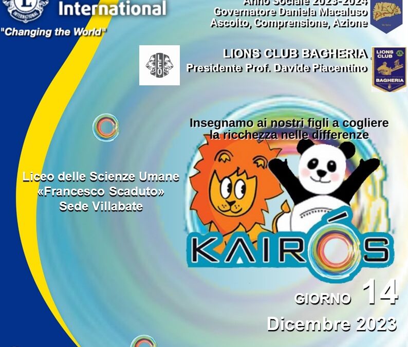 Consegnato il Kit per il Progetto Kairos ad una II classe del Liceo delle Scienze Umane “F. Scaduto” (sede Villbate).